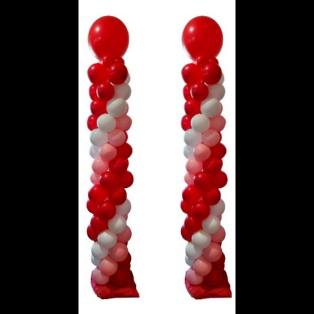 2 Spiral balloon columns MORE COLORS to choose from. Service/product