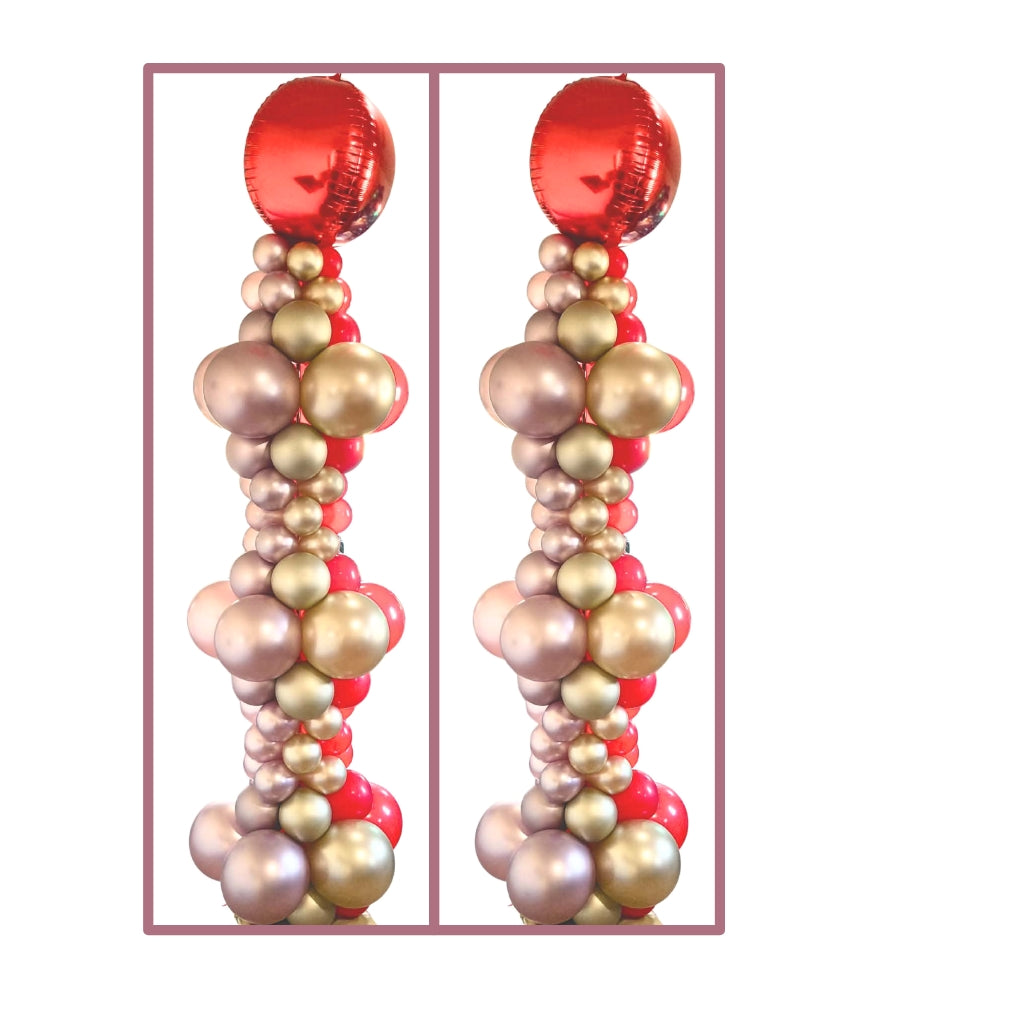 2 Zig zag Balloon Columns MORE COLORS to choose from. Service/product