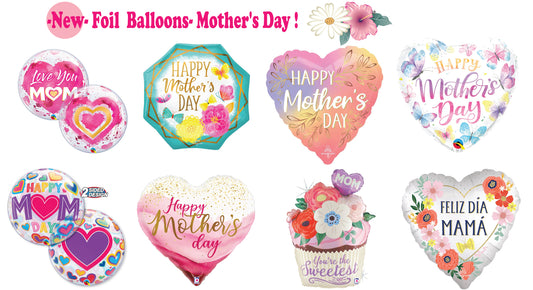 -New- Foil  Balloons- Mother's Day