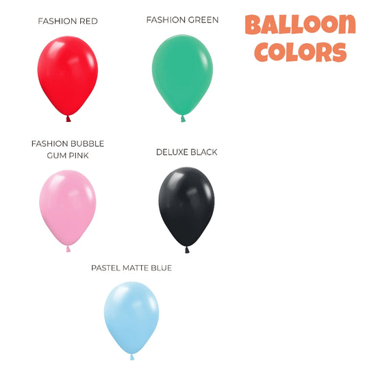 2 Zig zag balloon columns service/product