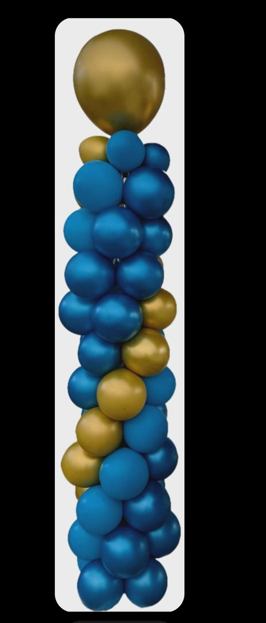 Spiral balloon column