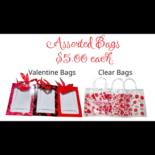 Assorted Bags $5.00 each.