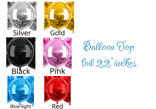 Top 22" Foil Balloons 2pcs.