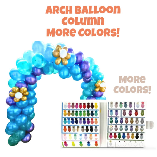 Arch Spiral balloon column MORE COLORS to choose from. Service/ Product