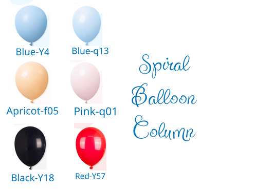 Spiral balloon column